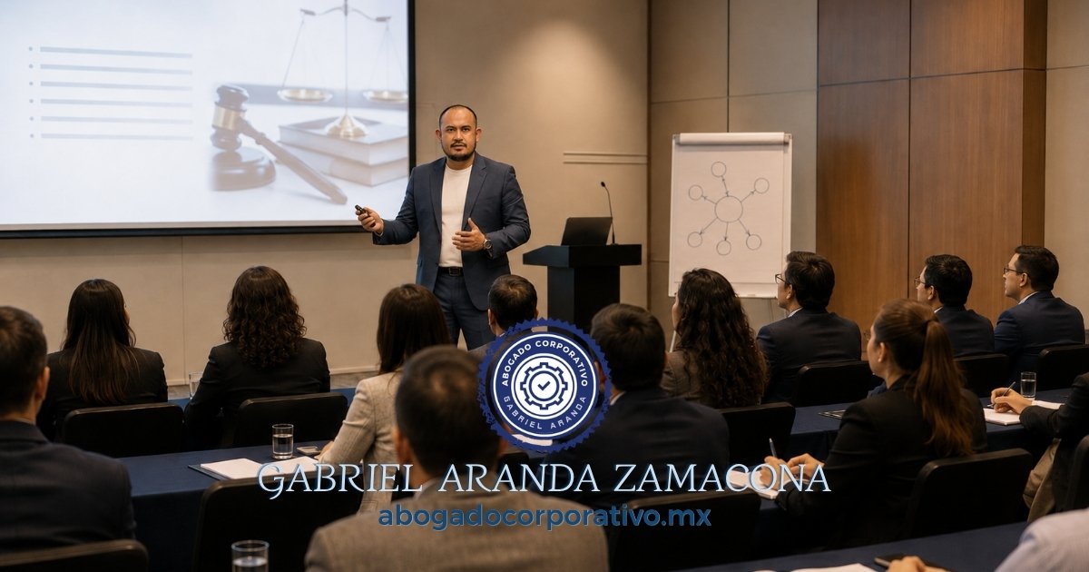 Conferencias y talleres presenciales — capacitación especializada en seguridad social, cumplimiento regulatorio e inteligencia artificial