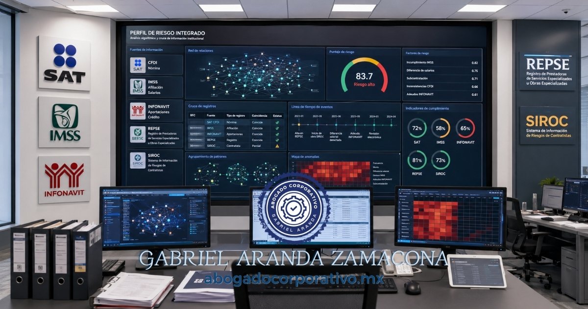 Fiscalización algorítmica y perfiles de riesgo — SAT, IMSS e INFONAVIT: Machine Learning, analítica de grafos y Doctrina de Fiscalización