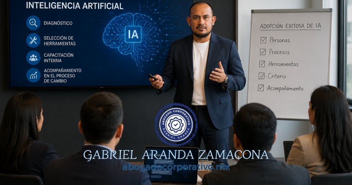 Implementación de inteligencia artificial en empresas — diagnóstico organizacional, integración de herramientas y capacitación interna con enfoque regulatorio
