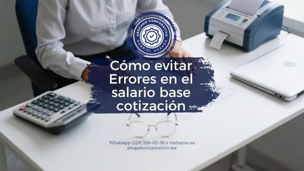 Cómo evitar Errores en el salario base cotización