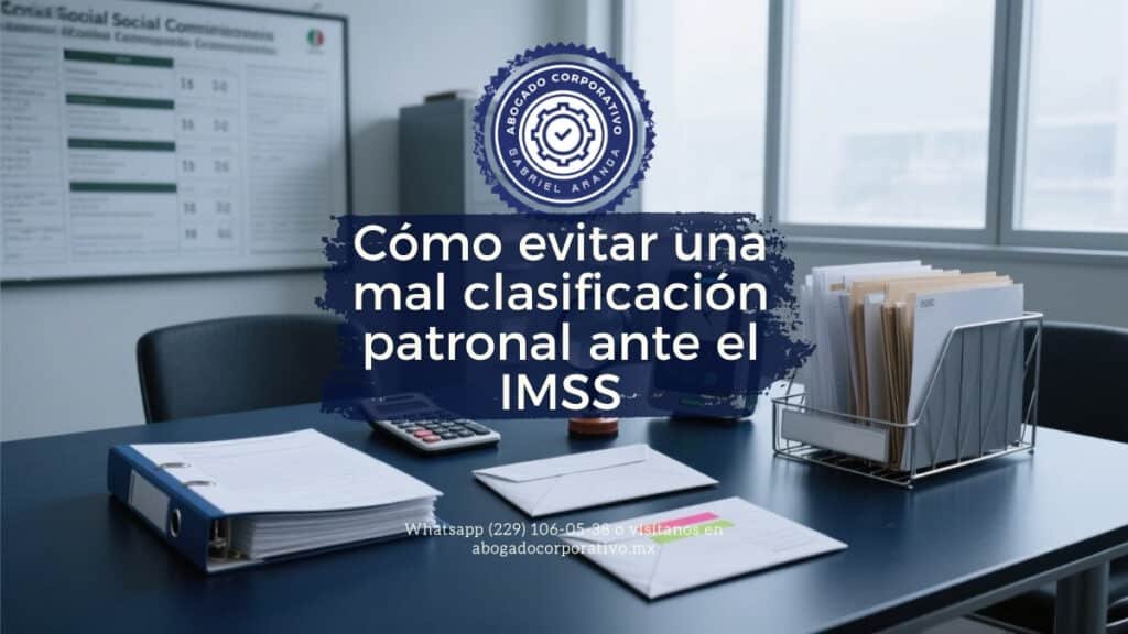 Cómo evitar una mal clasificación patronal ante el IMSS